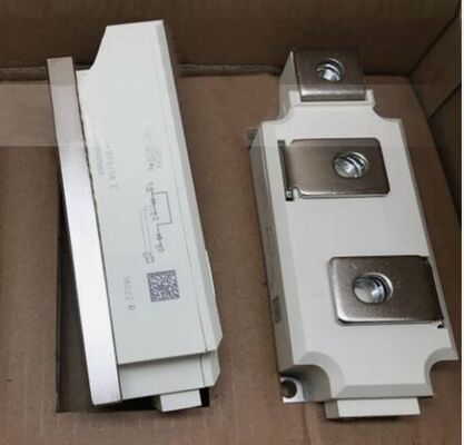 ماژول تریستور-دیود SKKH570/18E 1800V 570A سری دوگانه با گیت تقویت‌کننده، افت ولتاژ پایین (VF) 1.44 ولت، جریان جهشی 19 کیلوآمپر، پایه سرامیکی AlN، اتصالات فشاری، دارای گواهینامه UL برای استارترهای نرم