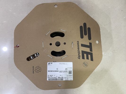 280756-4 4 پوزیشن 2.5 میلی متر گام کانکتور سیم به برد، سوکت crimp، قفل اصطکاکی، نصب پنل، UL 94V-0، پلاریزه، رتبه 4.5 آمپر برای توزیع برق و کنترل های صنعتی