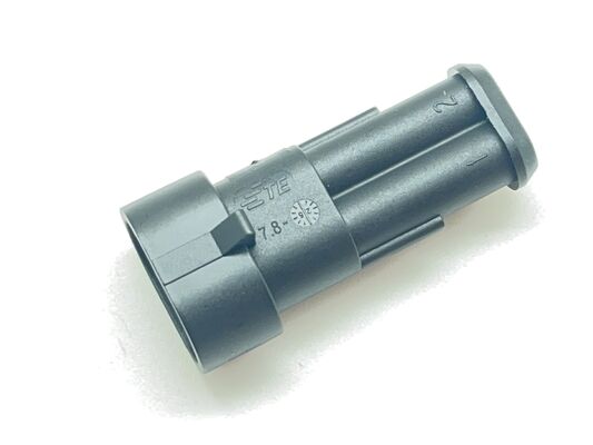 282104-1 2 موقعیت 5.0mm Pitch Wire-to-Board Header عمودی از طریق سوراخ پوشانده شده قفل اصطکاک قطبی UL 94V-0 برای منابع برق و کنترل های صنعتی