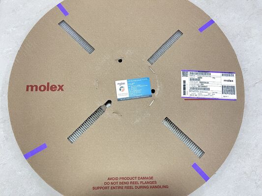 0039000077 2.36 میلی‌متر قطر ترمینال اسپید برنجی قلع‌اندود، اتصال فشاری، بدون عایق، سیم‌کشی 16-14 AWG، رتبه‌بندی 600 ولت، جریان 20 آمپر، بسته‌بندی قرقره‌ای برای سیم‌کشی خودرو و صنعتی