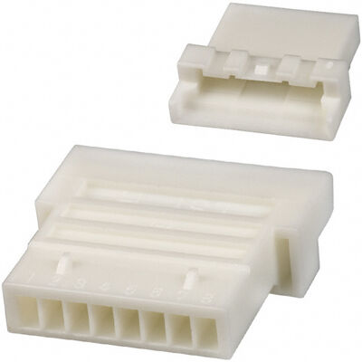 PALR-08VF 8 موقعیت 2.0mm Pitch Connector Housing سری PA گیربکس Crimp Termination Positive Lock طراحی کامپکت 3A رتبه بندی 100V AC برای برنامه های کاربردی سیم به تخته