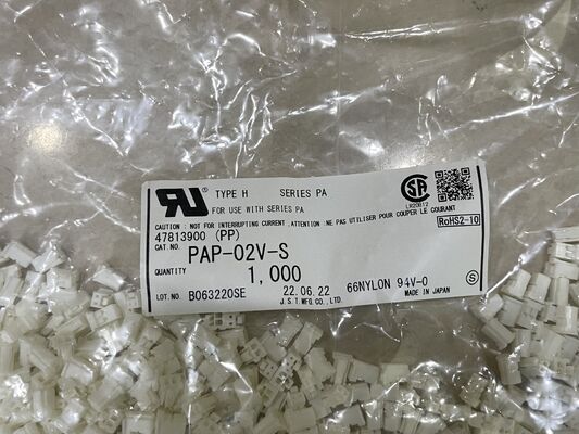 PAP-02V-S 2 موقعیت 2.0mm Pitch Connector Housing سری PA گیربکس Crimp Termination Positive Lock Compact 3A Rating 100V AC برای برنامه های سیم به صفحه و چگالی بالا