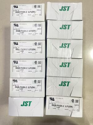 S02B-PASK-2 2 موقعیت 2.0mm Pitch Header سری PA Entry Top Through Hole Tin Plating 3A درجه بندی 100V AC برای سیم به صفحه و الکترونیک کامپکت