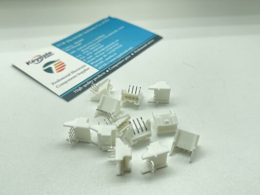 S04B-PASK-2 هدر 4 پین با گام 2.0 میلی‌متر، ورودی از بالا، قفل اصطکاکی، نایلون UL94V-0، 3 آمپر، 250 ولت، دمای کاری -25 درجه سانتی‌گراد تا +85 درجه سانتی‌گراد، نصب THT، سری JST PA برای لوازم خانگی