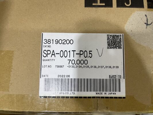 SPA-001T-P0.5 فشرده، رسانایی بالا، قفل امن، مقاوم در لرزش 26-22 AWG ایده آل برای داخلی LED و خودرو