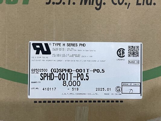 SPHD-001T-P0.5 کامپکت با نگهداری بالا، افت درج کم، مقاوم در برابر لرزش، اتصال آسان، مناسب برای سیم‌های 26-28 AWG، ایده‌آل برای الکترونیک‌های فشرده