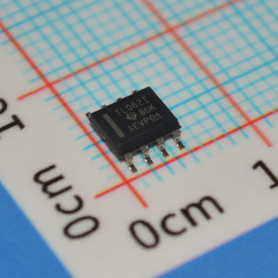 TL062IDR 3MHz تقویت‌کننده عملیاتی JFET کم‌مصرف ±18 ولت تغذیه 1pA بایاس ورودی 3mV آفست 1.5μV/°C رانش SOIC-8 -40°C تا +125°C، درجه صنعتی