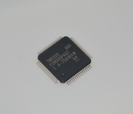 TMS320F28035PAGT 60MHz C2000 MCU 128KB فلش 12 بیتی ADC 16 PWM TQFP-64 -40°C تا +105°C